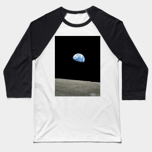 Earth seen by the moon Baseball T-Shirt